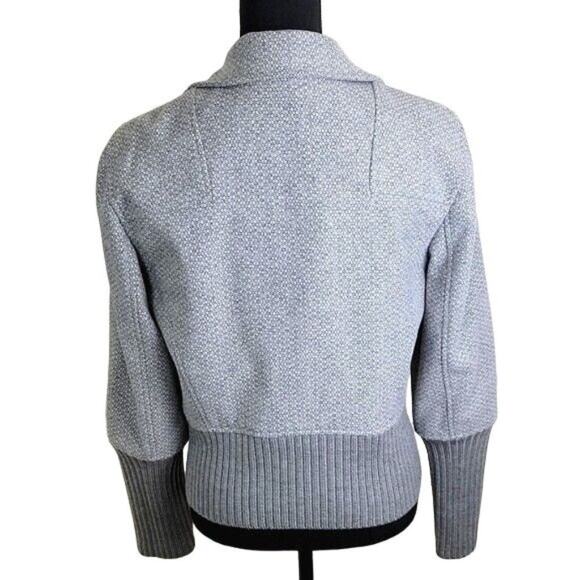 Ellen Tracy Women's Peacoat Double Breasted Wool Jacket Grey size XS - Picture 2 of 10